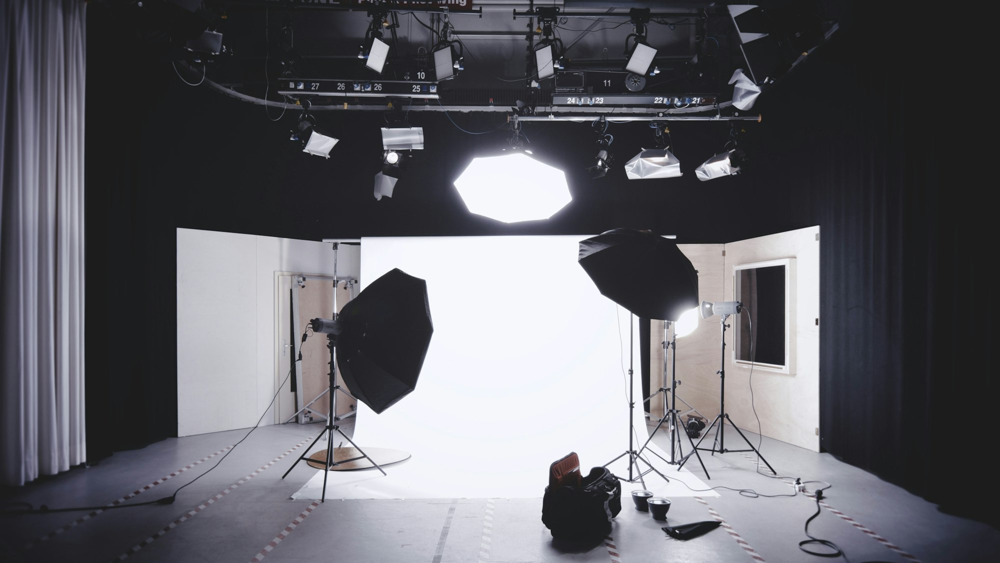Studio lighting setup